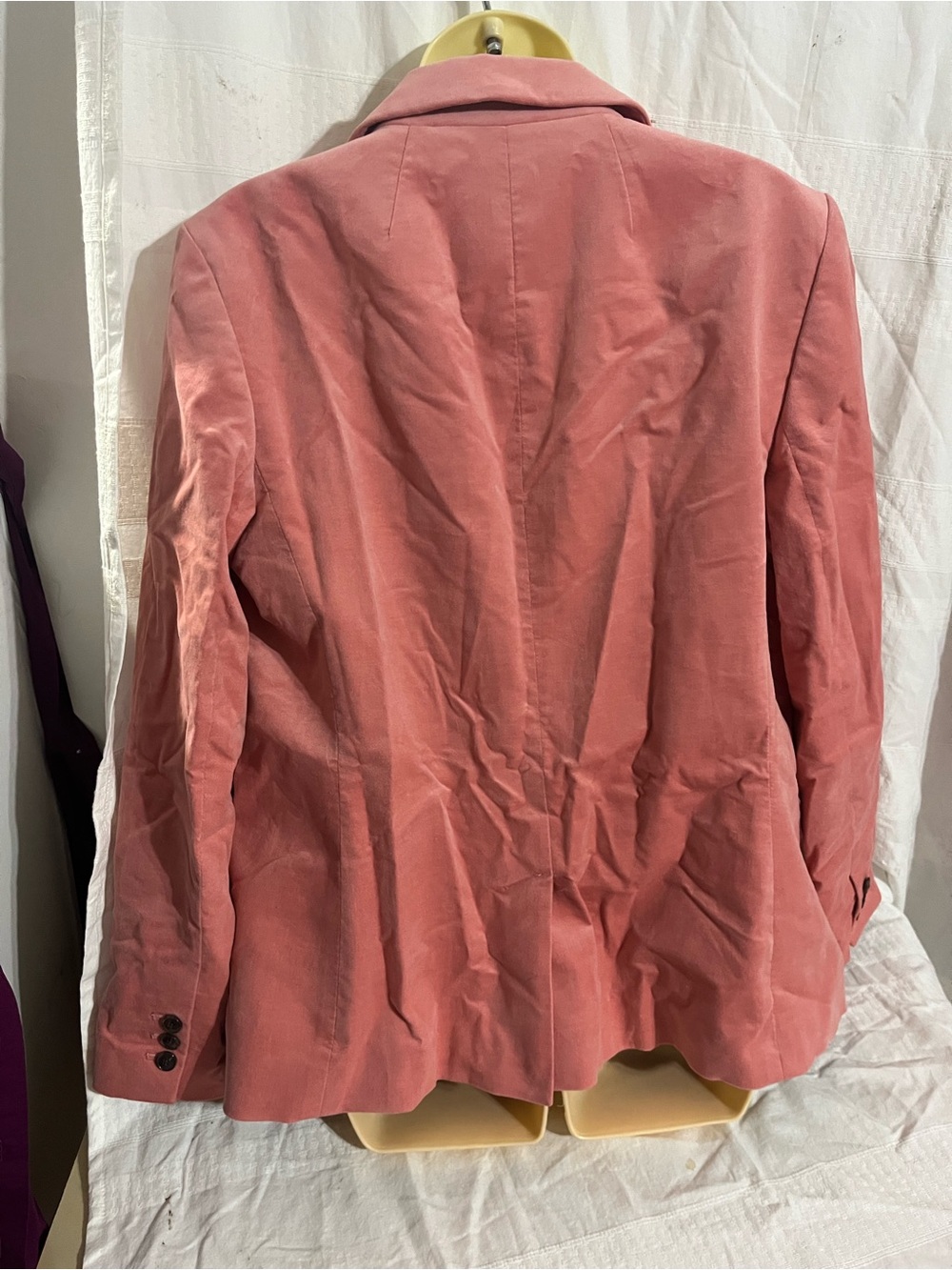 Talbots Rose Pink Velvet Blazer Jacket - Picture 8 of 8